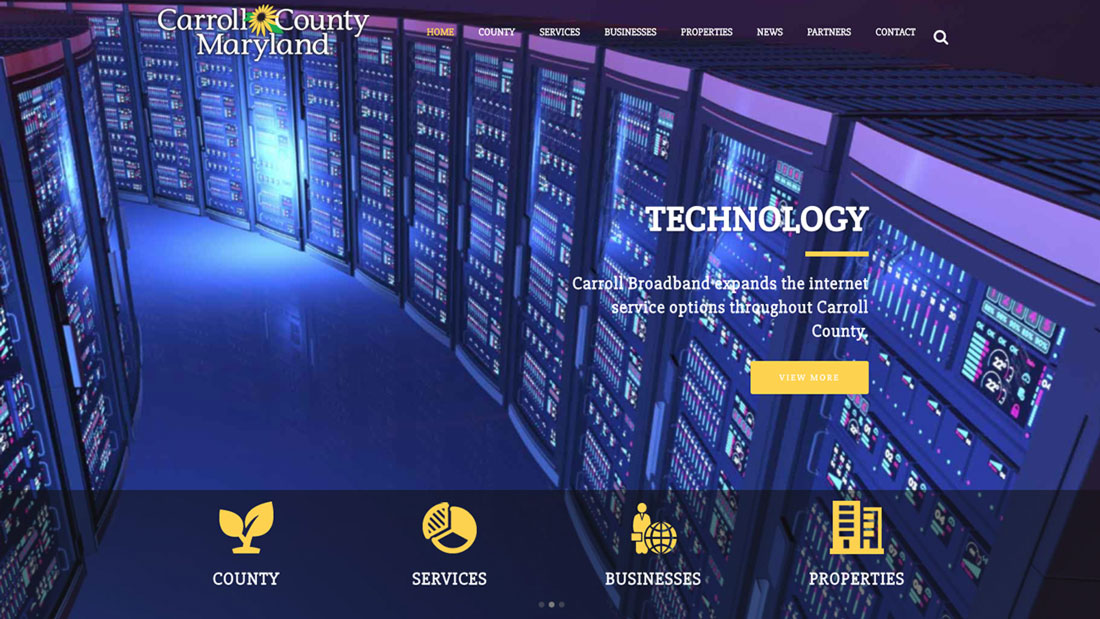 Carroll County Desktop website design | Web Design Westminster, MD