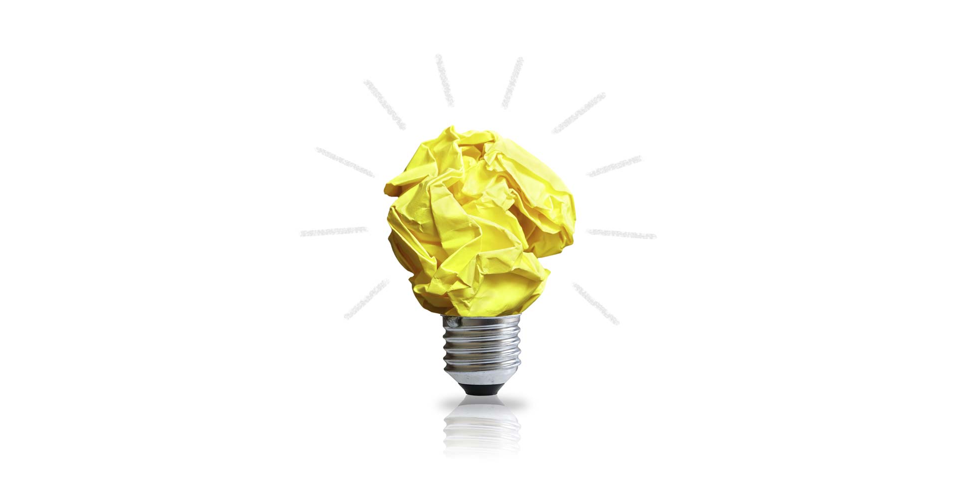 A large graphic that reads 'CREATIVE DESIGN STARTS WITH AN IDEA'.