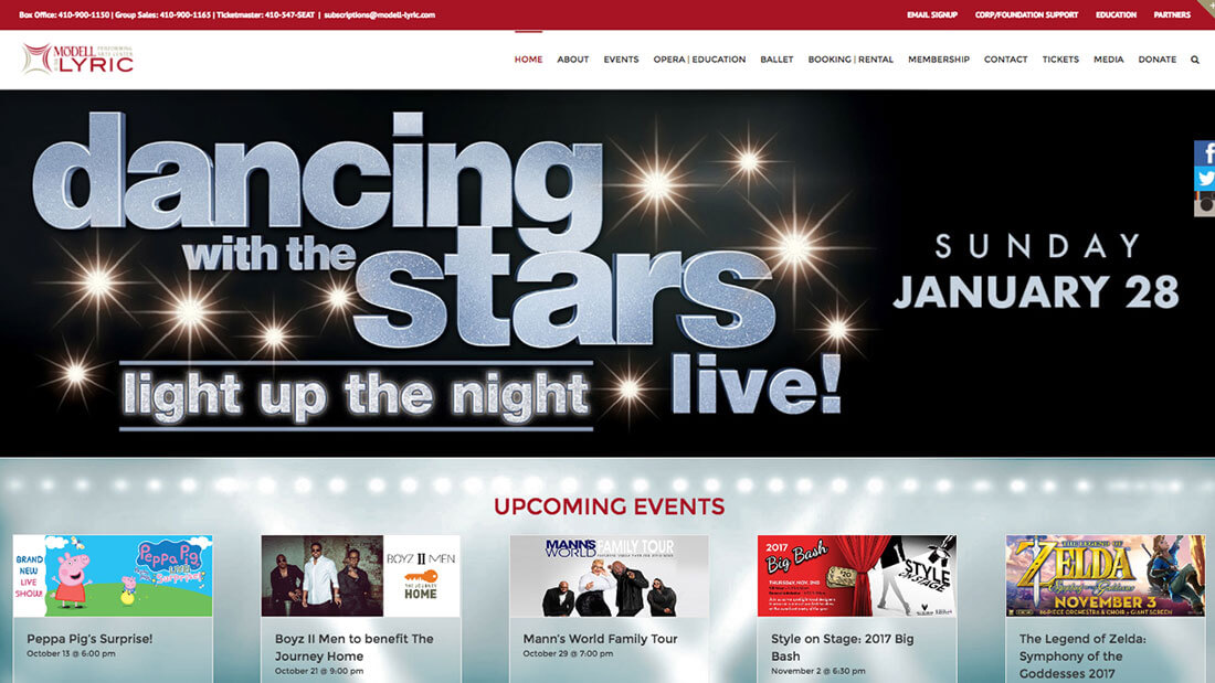 Screenshot of a website design project for the Baltimore Robotics Club by KōHN Creative.